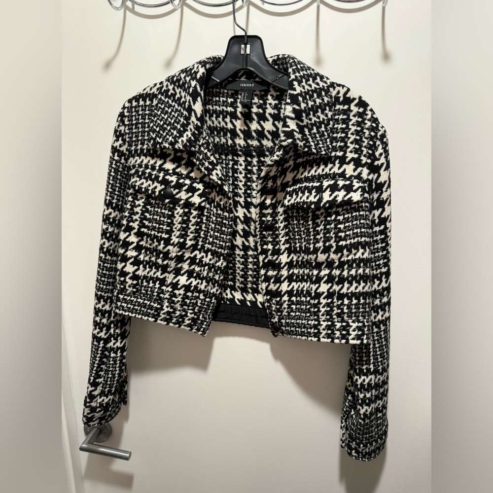 Forever 21 Jacket Houndstooth